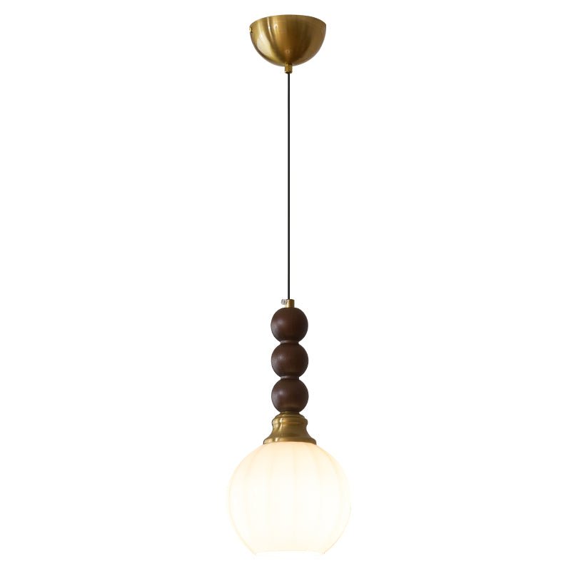 Vothaila Suspension en Verre Vintage et Bois