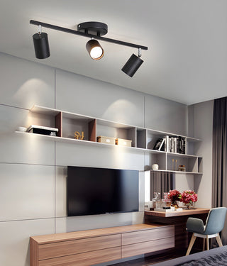 Quadra Plafonnier Contemporain en Aluminium-Luire