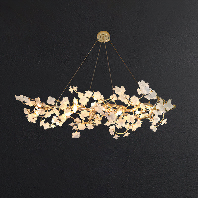 Farringstone Lustre Linéaire Sculptural À Fleurs – vue 13