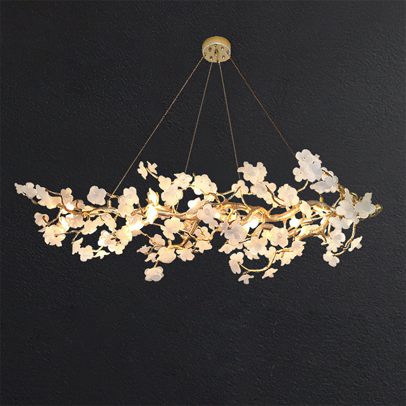 Farringstone Lustre Linéaire Sculptural À Fleurs – vue 14