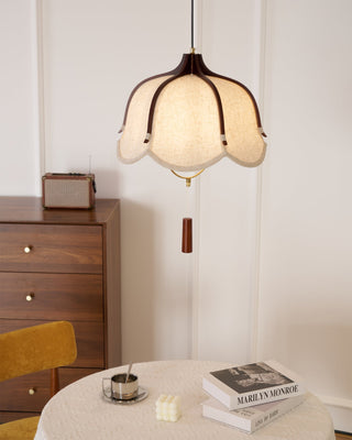 Lustra Suspension Lampe Lanterne Moderne en Tissu