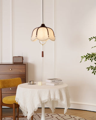 Lustra Suspension Lampe Lanterne Moderne en Tissu