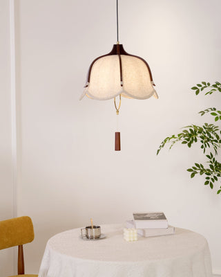 Lustra Suspension Lampe Lanterne Moderne en Tissu