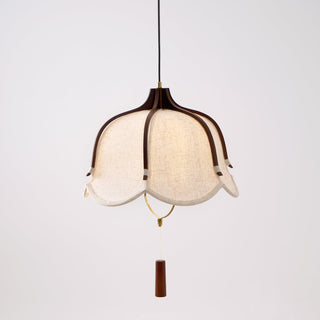 Lustra Suspension Lampe Lanterne Moderne en Tissu