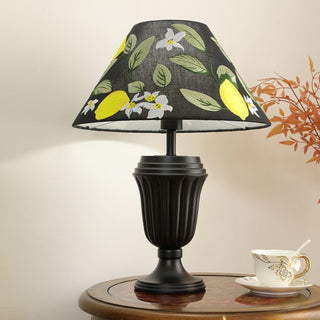 Orione Lampe de Table en Bois Et Tissu