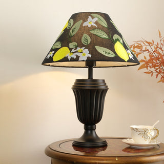 Orione Lampe de Table en Bois Et Tissu