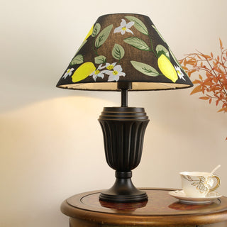 Orione Lampe de Table en Bois Et Tissu
