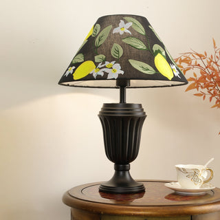 Orione Lampe de Table en Bois Et Tissu
