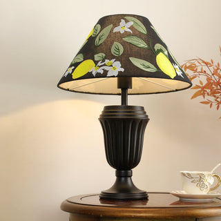 Orione Lampe de Table en Bois Et Tissu