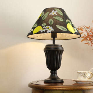 Orione Lampe de Table en Bois Et Tissu