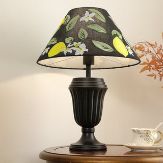 Orione Lampe de Table en Bois Et Tissu