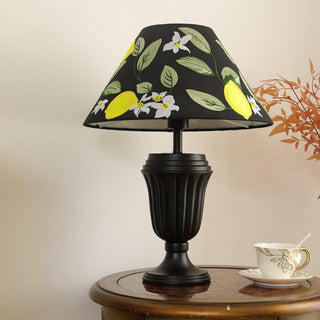 Orione Lampe de Table en Bois Et Tissu