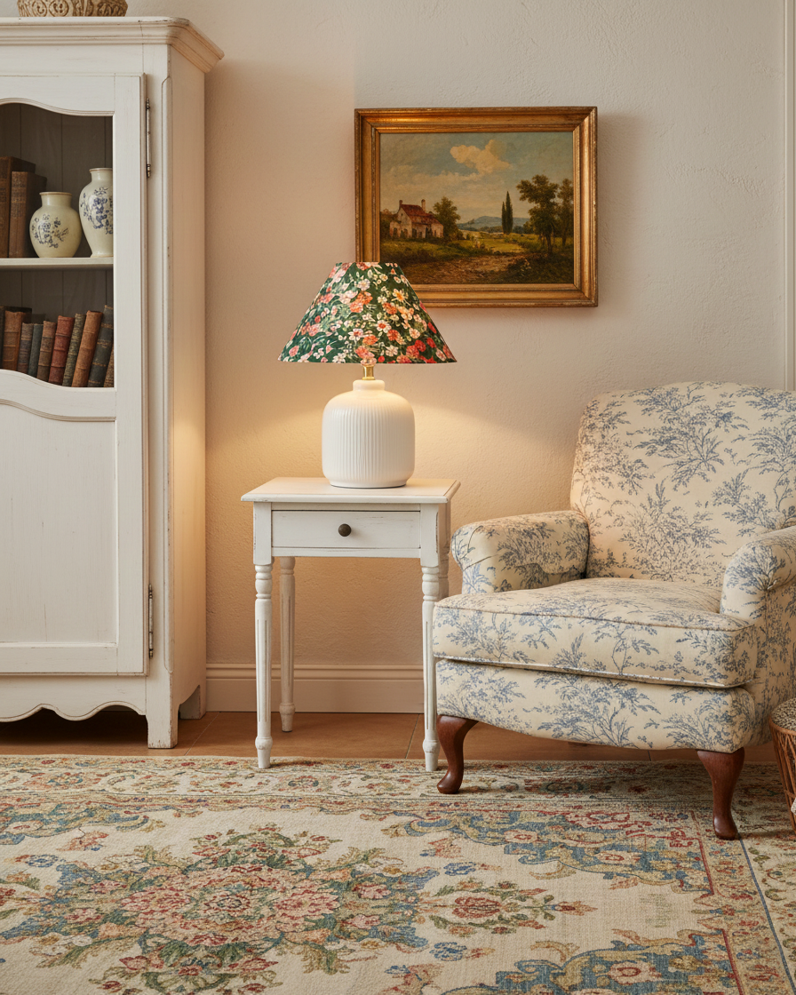 Selisia Lampe de Table Florale