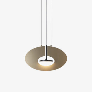 Solara Lampe suspendue ovale à anneau géométrique
