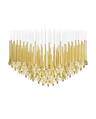 Cicarir Lustre en Verre Dégradé Doré