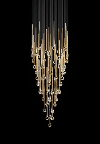 Cicarir Lustre en Verre Dégradé Doré