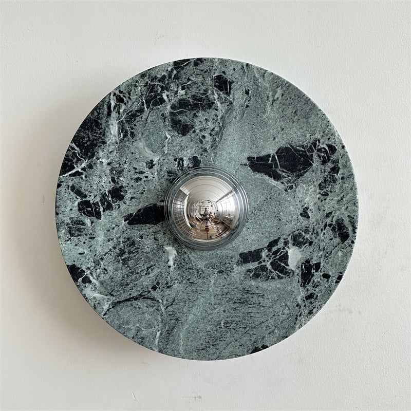 Evvarel Applique Murale Moderne Minimaliste En Métal Et Marbre Vert