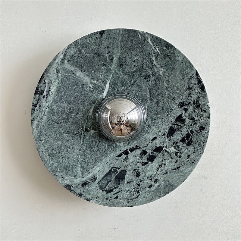 Evvarel Applique Murale Moderne Minimaliste En Métal Et Marbre Vert