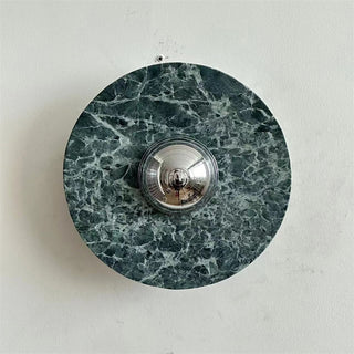 Evvarel Applique Murale Moderne Minimaliste En Métal Et Marbre Vert