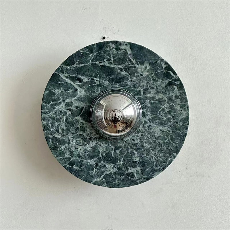 Evvarel Applique Murale Moderne Minimaliste En Métal Et Marbre Vert