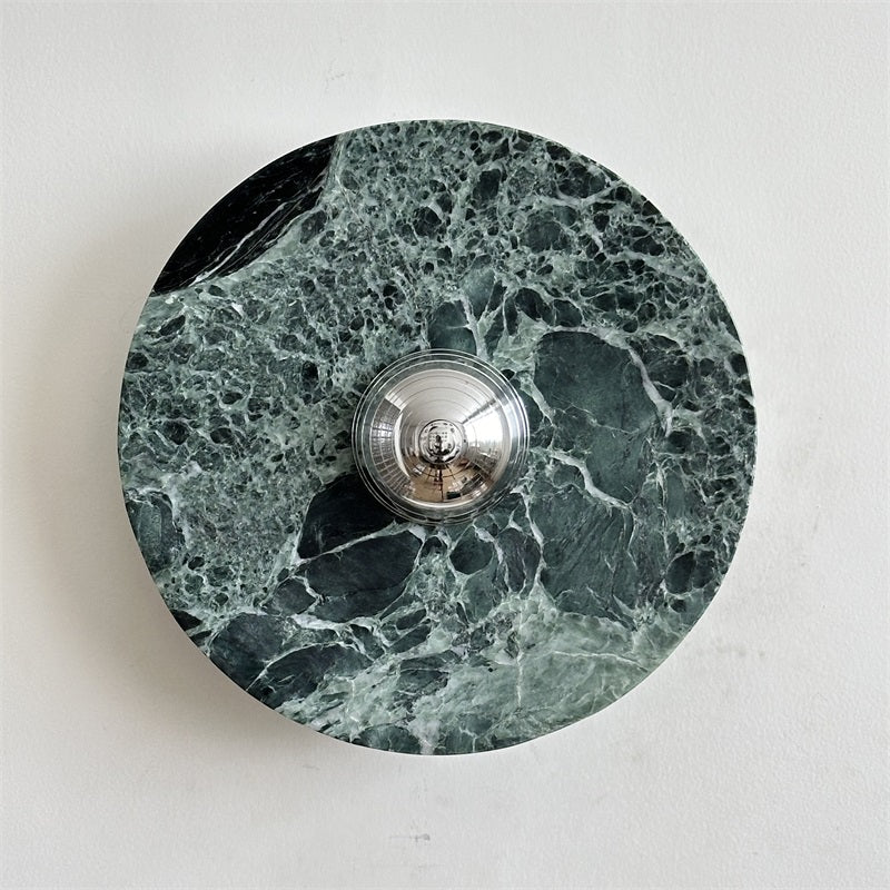 Evvarel Applique Murale Moderne Minimaliste En Métal Et Marbre Vert