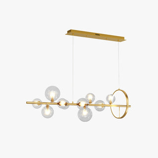Valentina Moderne LED Lustre Or/Noir Verre Salon/Chambre À Coucher