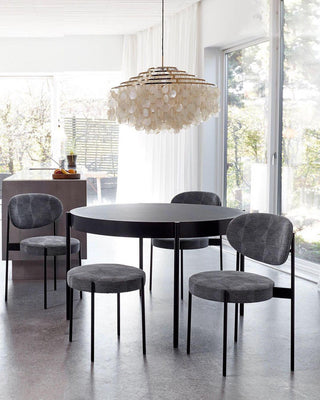 Lustra Suspension Lampe Anneau Rond en Coquillage