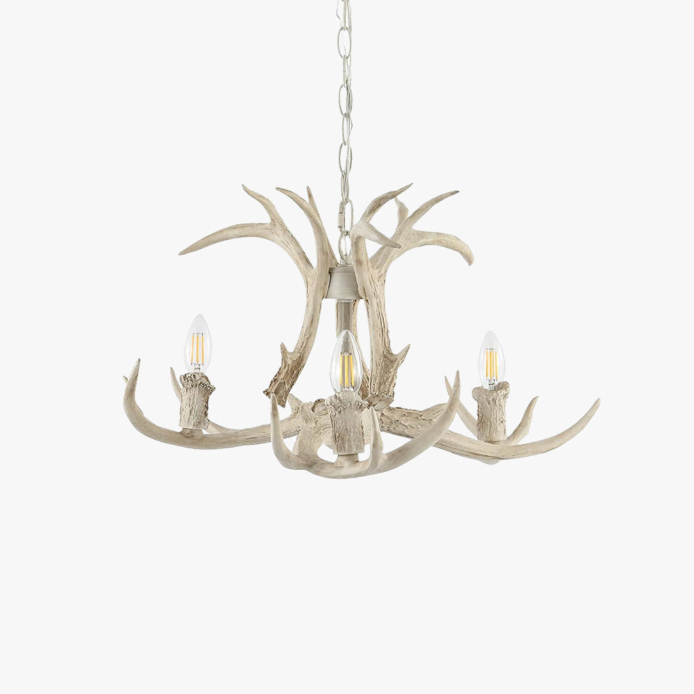 Silva Rétro LED Suspension Blanc Métal Résine Salle À Manger