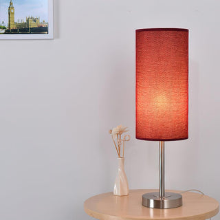 Brirel Lampe de Table Tissu Minimaliste