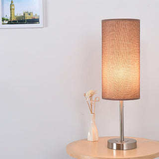 Brirel Lampe de Table Tissu Minimaliste