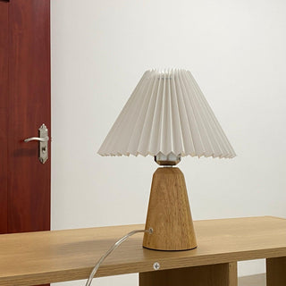 Sylineria Lampe de Table Minimaliste Bois