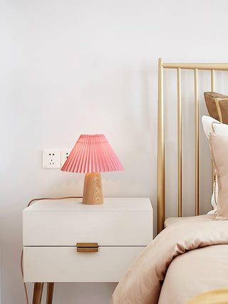 Sylineria Lampe de Table Minimaliste Bois