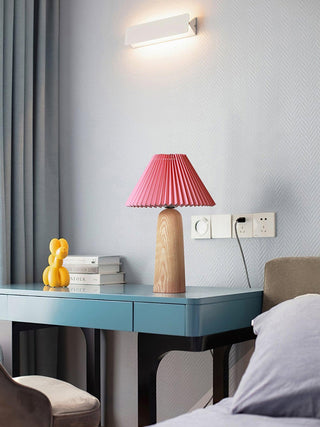 Sylineria Lampe de Table Minimaliste Bois