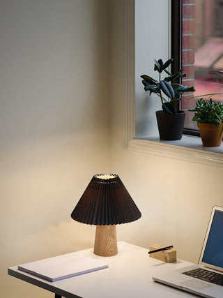 Sylineria Lampe de Table Minimaliste Bois