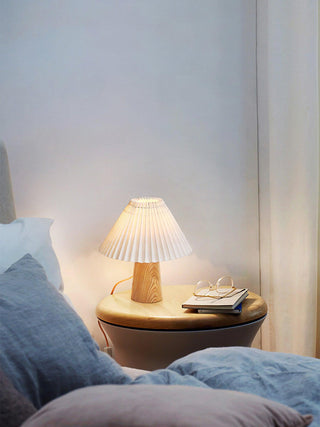 Sylineria Lampe de Table Minimaliste Bois