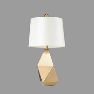 Vosilis Lampe de Table en Tissu Facetté Moderne