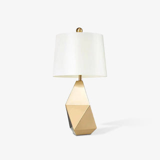 Vosilis Lampe de Table en Tissu Facetté Moderne