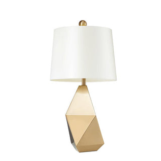 Vosilis Lampe de Table en Tissu Facetté Moderne