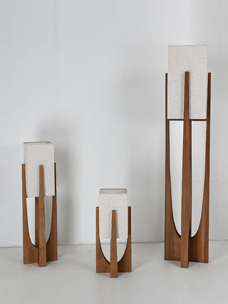 Syleia Lampadaire Bois Moderne