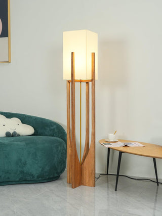 Syleia Lampadaire Bois Moderne