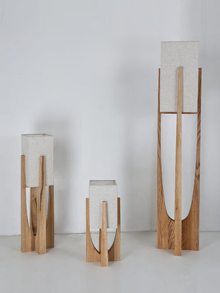 Syleia Lampadaire Bois Moderne