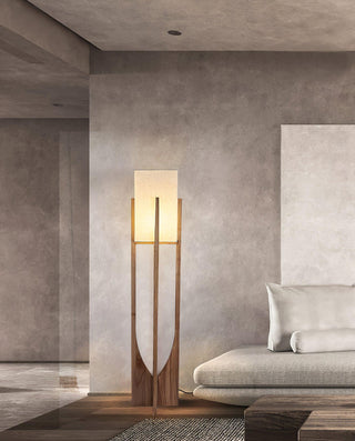 Syleia Lampadaire Bois Moderne