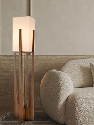 Syleia Lampadaire Bois Moderne