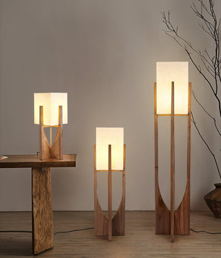 Syleia Lampadaire Bois Moderne