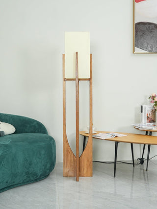 Syleia Lampadaire Bois Moderne