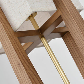 Syleia Lampadaire Bois Moderne