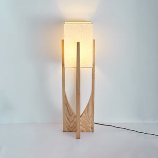 Syleia Lampadaire Bois Moderne