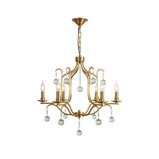 Ulliria Lustre Laiton Cristal Luxe Postmoderne Salon