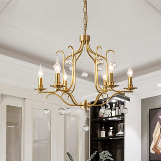 Ulliria Lustre Laiton Cristal Luxe Postmoderne Salon