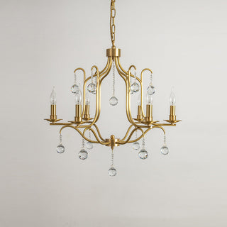 Ulliria Lustre Laiton Cristal Luxe Postmoderne Salon
